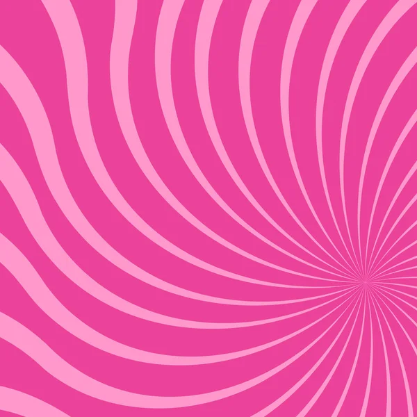 Радиальный Рисунок Солнечных Лучей Фон Горячая Розовая Эстетика Вектор — стоковый вектор