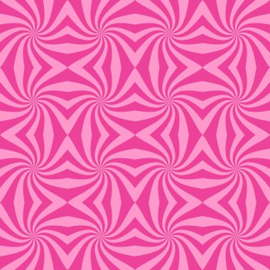 Soyut şekilsiz girdaplar, sıcak pembe estetik fayans tasarımı, vektör arkaplan