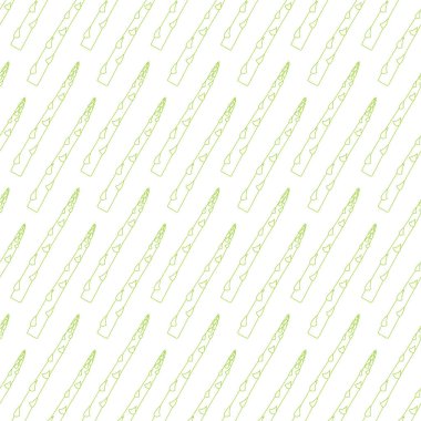 kuşkonmaz kusursuz filizlenir, organik sağlıklı besin ambalajı kağıt tasarımı, ürün ambalajlama vektör arka planı, yeşil ana hatlar