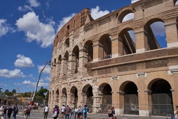 Rome Italie Septembre 2022 Colisée Est Principale Attraction Touristique Rome — Photo