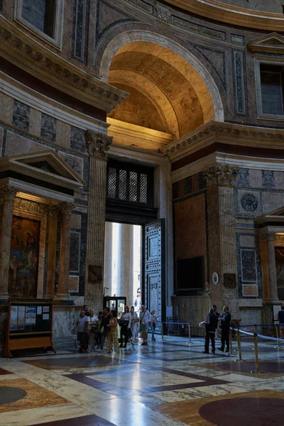 Rom Italien September 2022 Interiör Pantheon Rom — Stockfoto