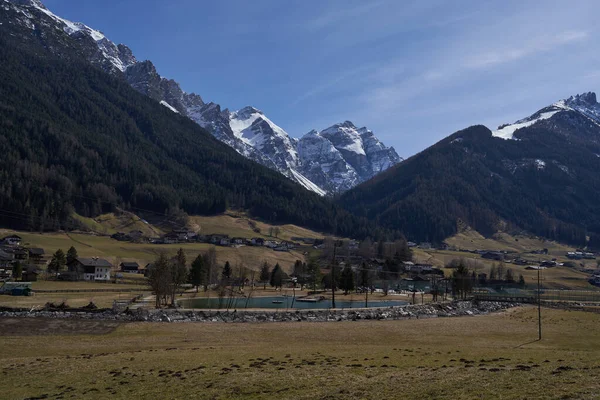 Kampl Austria Marzo 2023 Lago Kampler Valle Alpino Stubaital Final — Foto de Stock