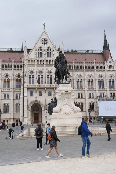 부다페스트 헝가리 2023 신고딕 양식으로 헝가리 건물의 부다페스트에서 인기있는 — 스톡 사진