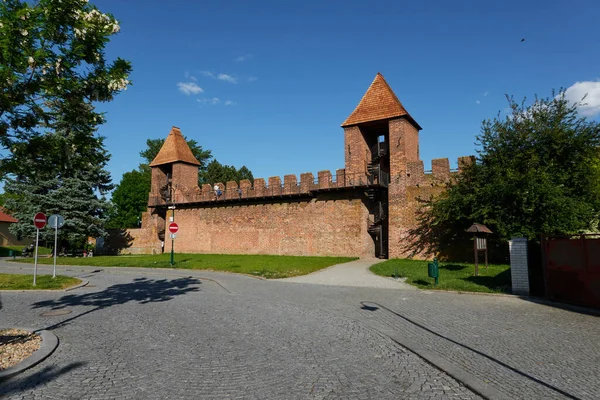 Nymburk República Tcheca Maio 2023 Fortificação Gótica Medieval Uma Tarde — Fotografia de Stock