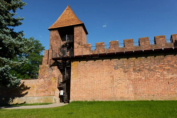 Nymburk Τσεχία Μαΐου 2023 Μεσαιωνική Γοτθική Οχύρωση Ένα Ηλιόλουστο Ανοιξιάτικο — Φωτογραφία Αρχείου