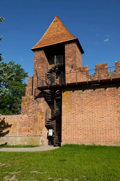 Nymburk República Checa Mayo 2023 Fortificación Gótica Medieval Una Soleada — Foto de Stock