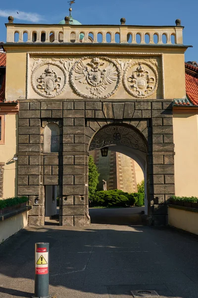 Podebrady Tjeckien Juni 2023 Podebrady Chateau Solig Våreftermiddag — Stockfoto