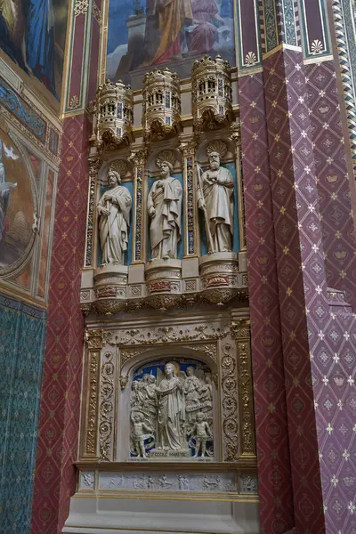 Paryż Francja Lipca 2023 Kościół Eustache Został Zbudowany Latach 1532 — Zdjęcie stockowe
