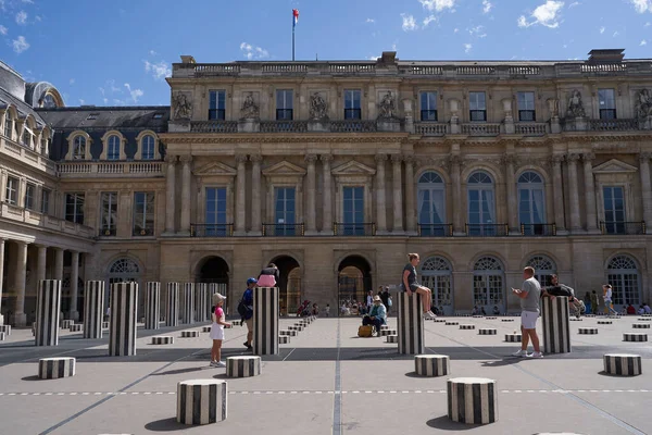 Parijs Juli 2023 Het Palais Royal Een Voormalig Koninklijk Paleis — Stockfoto