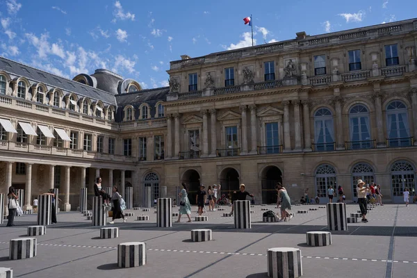 Paris Frankreich Juli 2023 Der Palais Royal Ist Ein Ehemaliger — Stockfoto