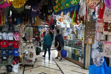  San Jose, Costa Rica - November 15, 2024 - the Central Market interior in downtown San Jose                               clipart