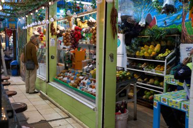 San Jose, Costa Rica - November 15, 2024 - the Central Market interior in downtown San Jose                                clipart