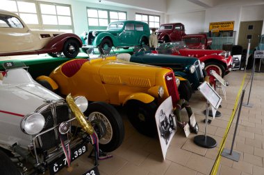  Rozmital modül Tremsinem, Çek Cumhuriyeti - 22 Mart 2025 - Bölgesel Müze - tarihi Aero arabalarının özel koleksiyonu                              