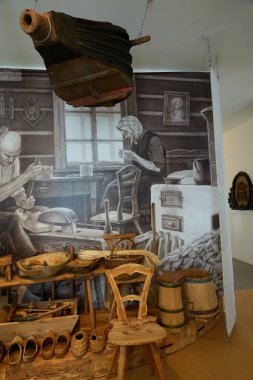 Rozmital kapsül Tremsinem, Çek Cumhuriyeti - 22 Mart 2025 - Bölgesel Müze - Podbrdsko 'da son yıllarda hayat nasıldı                               
