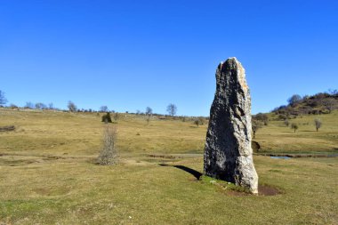 Orduna ve Amurrio 'daki Babio Dağı' nın Kelt tepesi. Demir Çağı. Bask Ülkesi. İspanya
