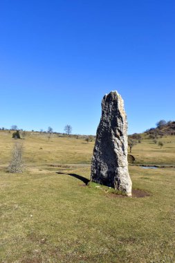 Orduna ve Amurrio 'daki Babio Dağı' nın Kelt tepesi. Demir Çağı. Bask Ülkesi. İspanya