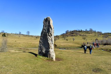 Orduna ve Amurrio 'daki Babio Dağı' nın Kelt tepesi. Demir Çağı. Bask Ülkesi. İspanya