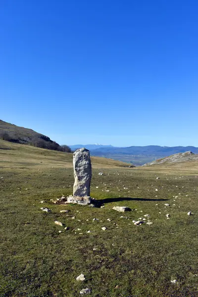 Orduna ve Amurrio 'daki Babio Dağı' nın Kelt tepesi. Demir Çağı. Bask Ülkesi. İspanya