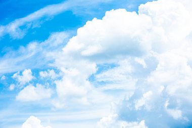 Gökyüzünde güzel bulutlar, Tayland 'ın Chiangmai bölgesi..