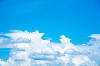 Gökyüzünde güzel bulutlar, Tayland 'ın Chiangmai bölgesi..