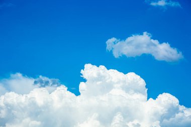 Gökyüzünde güzel bulutlar, Tayland 'ın Chiangmai bölgesi..