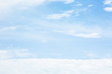 Gökyüzünde güzel bulutlar, Tayland 'ın Chiangmai bölgesi..