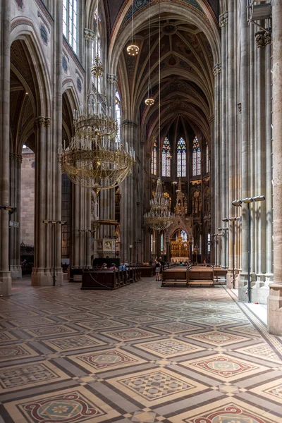 Wnętrze Starego Wiedeńskiego Castellum Katolickiego Austria Wiedeń Lipca 2023 — Zdjęcie stockowe