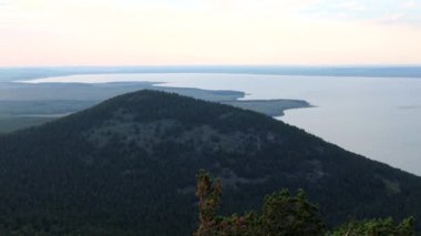 Kazak tepeleri, Kuzey Kazakistan bölgesi. Imantau. Yüksek kalite fotoğraf