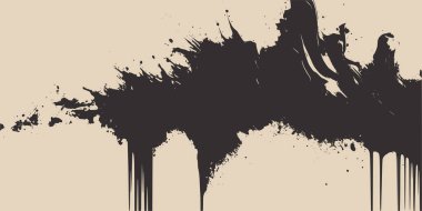 Antika mürekkep ağrısı soyut grafitti çiziyor. Grafik tasarım ürünleri veya dekorasyon için kullanılabilir. Grafik Sanatı Vektörü.