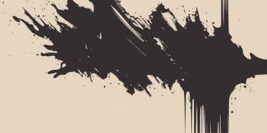 Antika mürekkep ağrısı soyut grafitti çiziyor. Grafik tasarım ürünleri veya dekorasyon için kullanılabilir. Grafik Sanatı