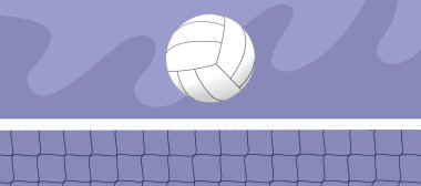 Açık havada voleybol topuna dokunan renkli voleybol topu.