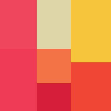 Soyut Renkli Kare Vektör Arkaplanı. Pembe, turuncu, kırmızı, bej, kare renkler. Eps10 vektörü. Klasik renkler Geometrik Arkaplan. Çağdaş renkli soyut şerit