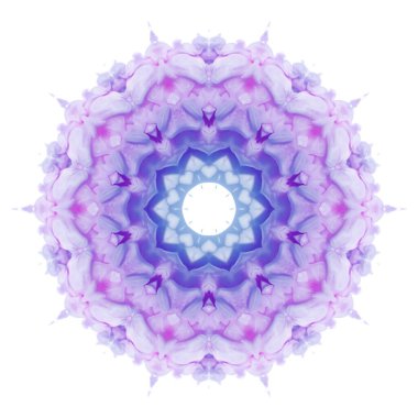 Sevgililer Günü için pembe, mor, güzel romantik desen. Beyaz arkaplanda izole.