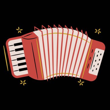 Görüntüde kırmızı ve beyaz çizgili bir top var. Müzikle ilgilidir ve müzik, akordeon, müzik enstrümanı, sıkma kutusu, folk enstrümanı, akordiyoncu, serbest kamış Aerofonu, diyatonik düğme akordeonu ve garmon gibi etiketlerle ilişkilendirilebilir..