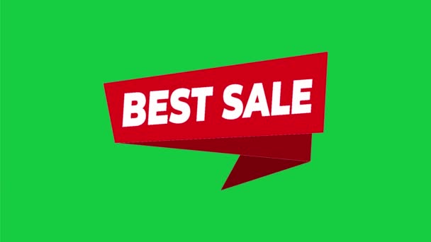 Best Sale Green Screen Verkaufsförderung — Stockvideo