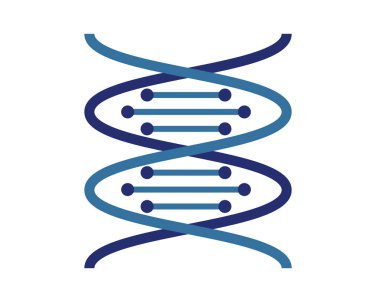 DNA Zinciri Soyut. Bilim ve insan biyolojisi konsept vektörü