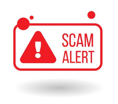 Beyaz 'da Dümen Alarmı Mesajı İzole Edildi. Zararlı ve zararlı çevrimiçi hizmet konsepti