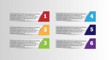 Metin için Basit Haberler veya İş Bilgileri Şablonu Grafik tasarım ve bilgi grafik vektör sanatı