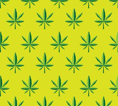 Esrar Renkli Arkaplan Düz Stili Bırakıyor. Bitkiler ve çiçekler konsept vektör sanatı