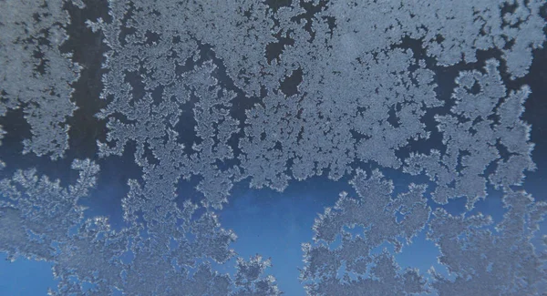 Матовое Стекло Текстура Замороженная Вода Стекле — стоковое фото