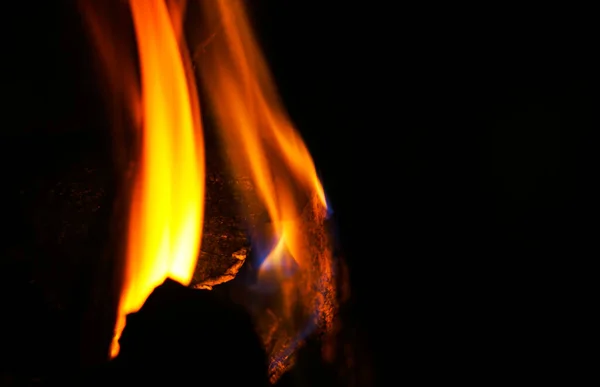 Tűz Sötétben — Stock Fotó