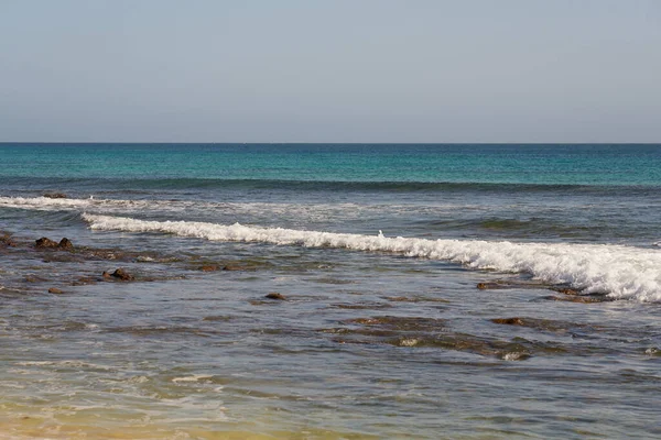 Ondas Costa Atlântica Cabo Verde — Fotografia de Stock