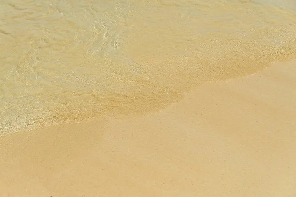 Wellen Mit Schaum Der Karibikküste Mexiko — Stockfoto