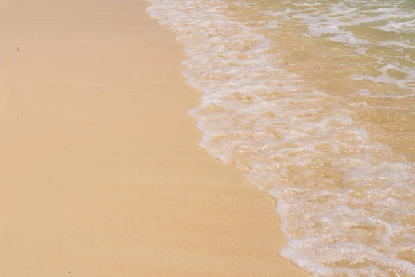 Wellen Mit Schaum Der Karibikküste Mexiko — Stockfoto