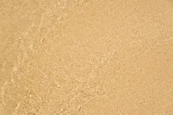 Areia Molhada Deserto Com Padrão Vento Como Fundo — Fotografia de Stock