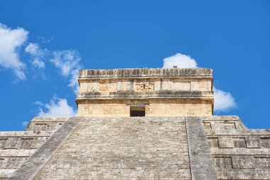 Kukulkan Tapınağı, Chichen Itza 'da piramit, Yucatan, Meksika