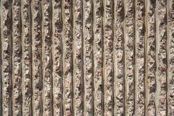 背景としての縞模様のコンクリート壁 — ストック写真