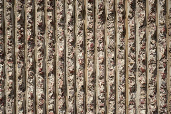 背景としての縞模様のコンクリート壁 — ストック写真