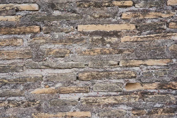 Arka Plan Olarak Eski Kırmızı Kirpekten Bir Duvar — Stok fotoğraf