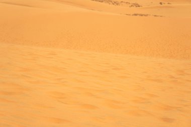 Çöldeki kum dokusu doğal bir arka plan gibi.